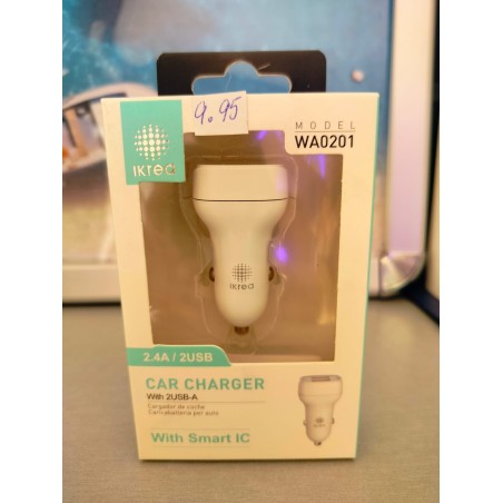 CARGADOR COCHE  2 USB